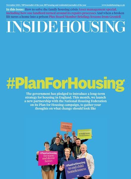 Inside Housing – November 2024 Cover