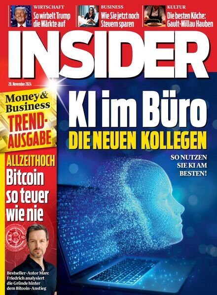 Insider Austria – 20 November 2024 Cover
