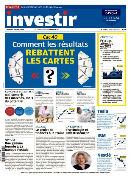 Investir – 26 Octobre 2024 Cover