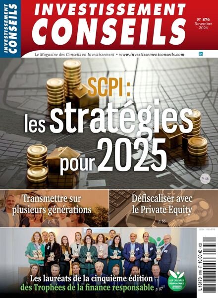 Investissement Conseils – Novembre 2024 Cover