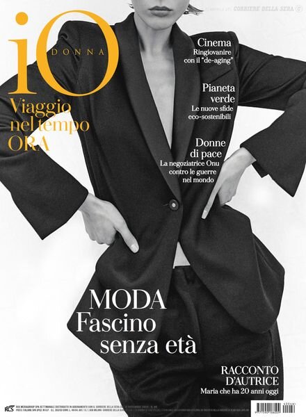 Io Donna del Corriere della Sera – 16 Novembre 2024 Cover