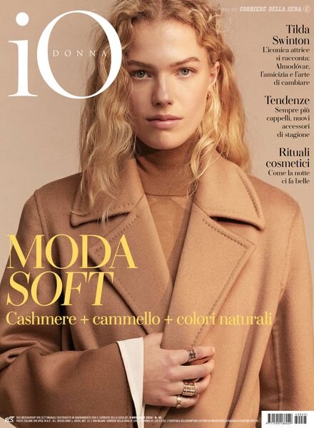 Io Donna del Corriere della Sera – 9 Novembre 2024 Cover