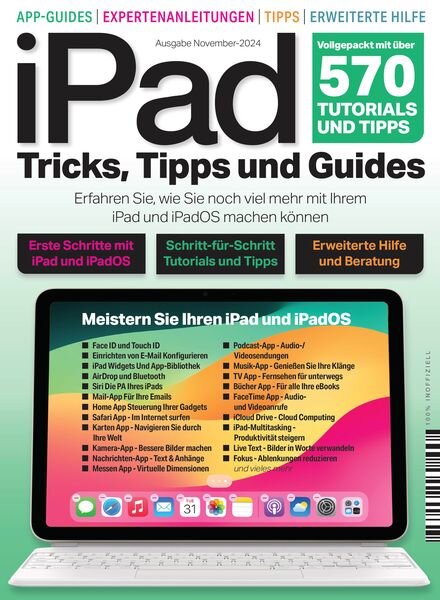 iPad Tricks Tipps und Guides – November 2024 Cover