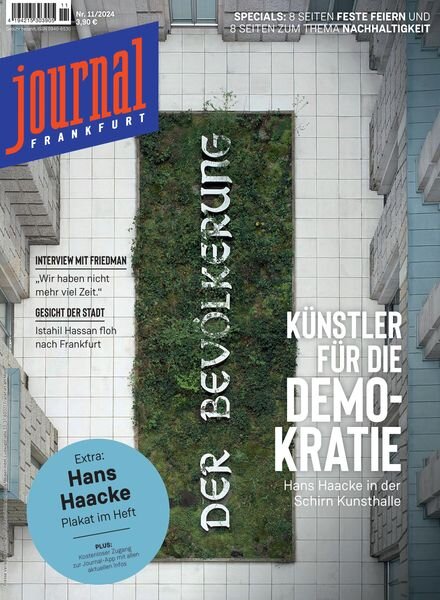 Journal Frankfurt – November 2024 Cover