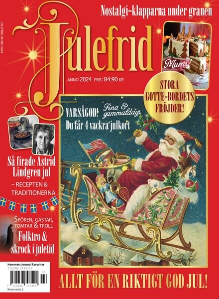 Julefrid – Oktober 2024 Cover