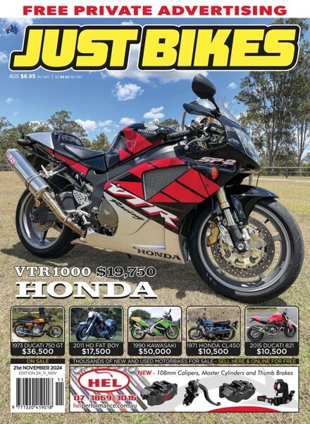 Just Bikes – November 2024 Cover