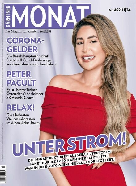 Karntner Monat – November 2024 Cover