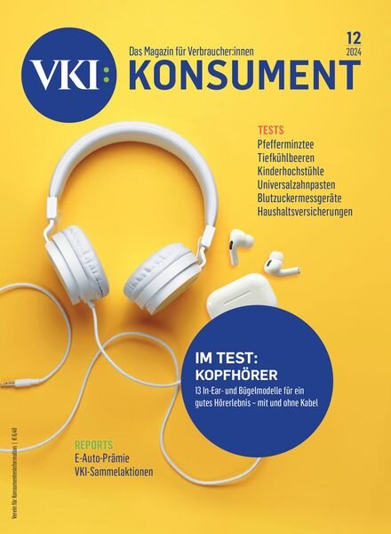 Konsument – Dezember 2024 Cover