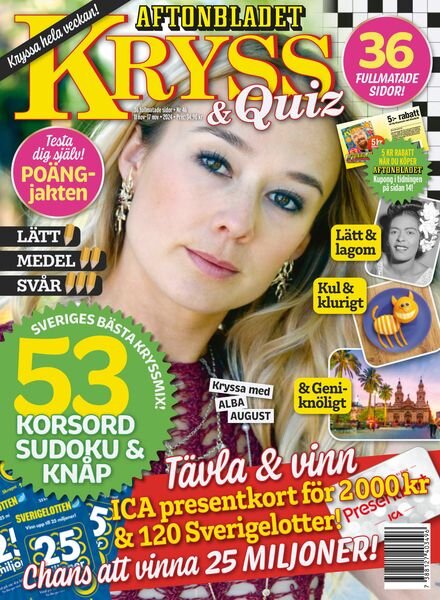 Kryss & Quiz – 11 November 2024 Cover