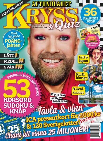 Kryss & Quiz – 28 Oktober 2024 Cover