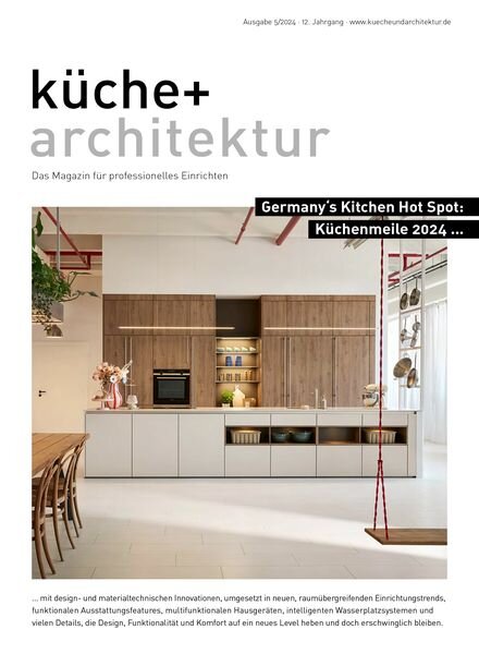 Kuche+Architektur – November 2024 Cover