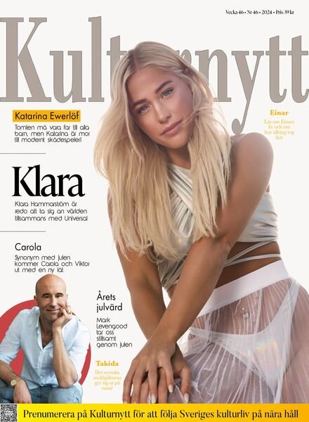 Kulturnytt – 15 November 2024 Cover