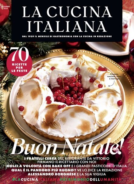 La Cucina Italiana – Dicembre 2024 Cover