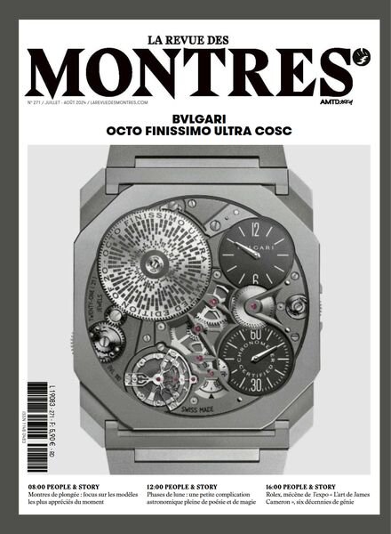 La revue des Montres – Juillet-Aout 2024 Cover