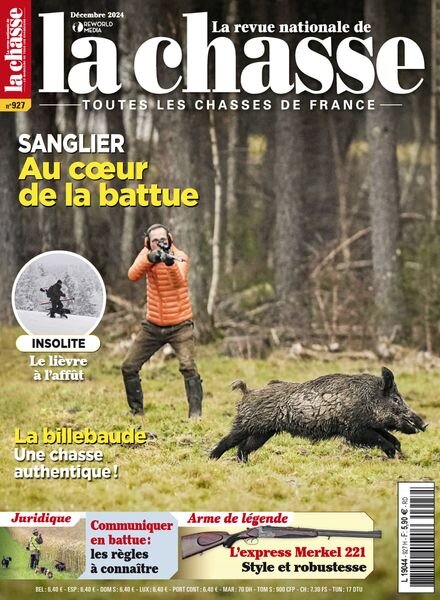 La Revue nationale de La chasse – Decembre 2024 Cover