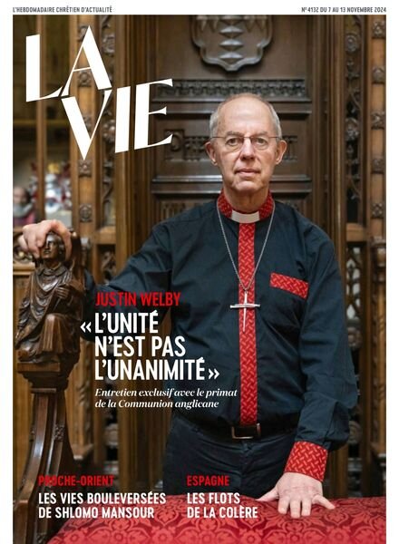La Vie – 7 Novembre 2024 Cover