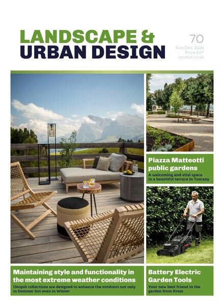 Landscape & Urban Design – November-December 2024 Cover