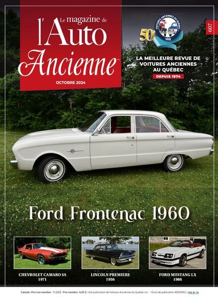 L’Auto Ancienne – Octobre 2024 Cover
