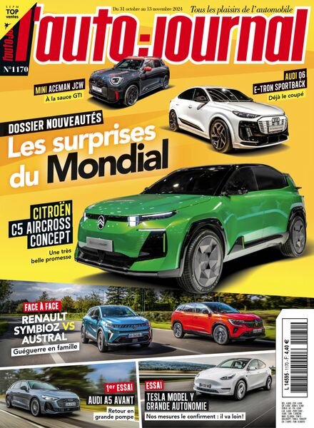 L’Auto-Journal – 31 Octobre 2024 Cover