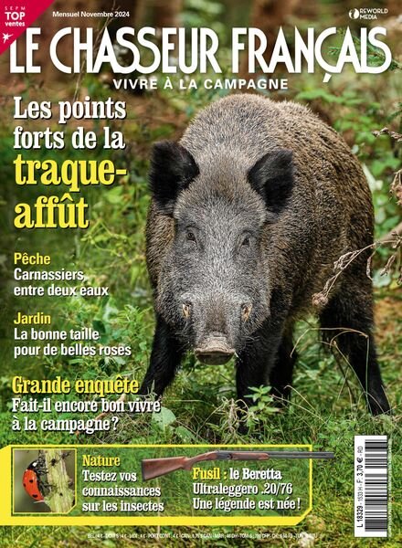 Le Chasseur Francais – Novembre 2024 Cover