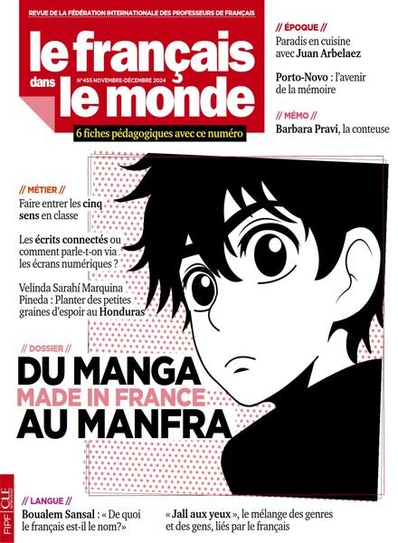 Le francais dans le monde – Novembre-Decembre 2024 Cover