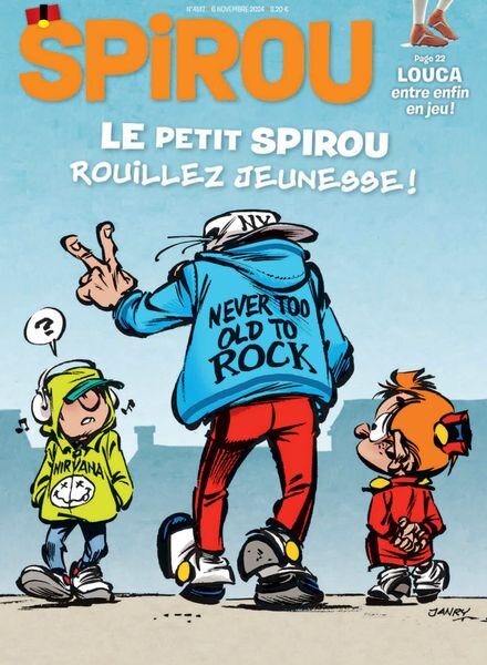 Le Journal de Spirou – 6 Novembre 2024 Cover