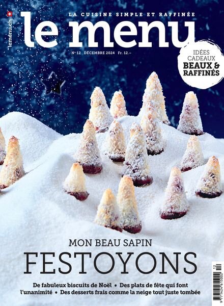 le menu edition francaise – Decembre 2024 Cover