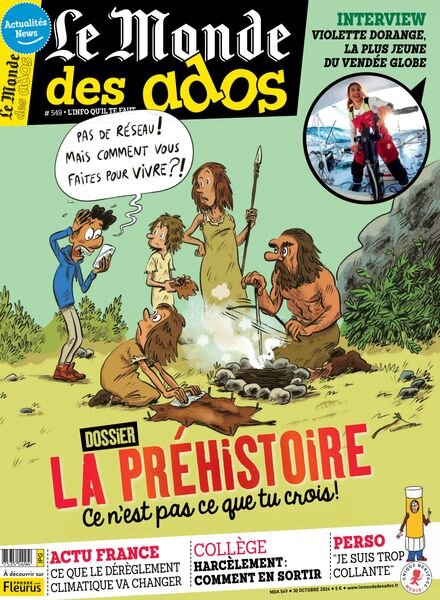 Le Monde des Ados – 30 Octobre 2024 Cover