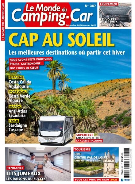 Le Monde du Camping-Car – Decembre 2024 – Janvier 2025 Cover