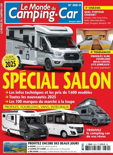 Le Monde du Camping-Car – Octobre 2024 Cover