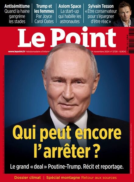 Le Point – 14 Novembre 2024 Cover