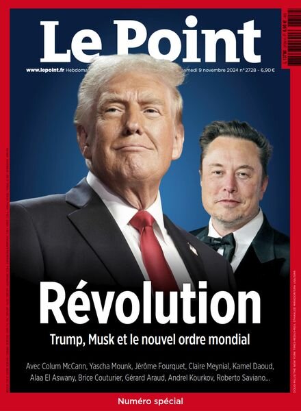 Le Point – 9 Novembre 2024 Cover