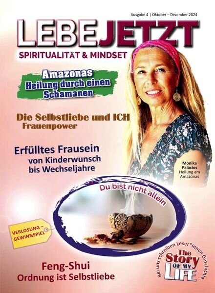 Lebe Jetzt Du bist nicht allein – Oktober 2024 Cover