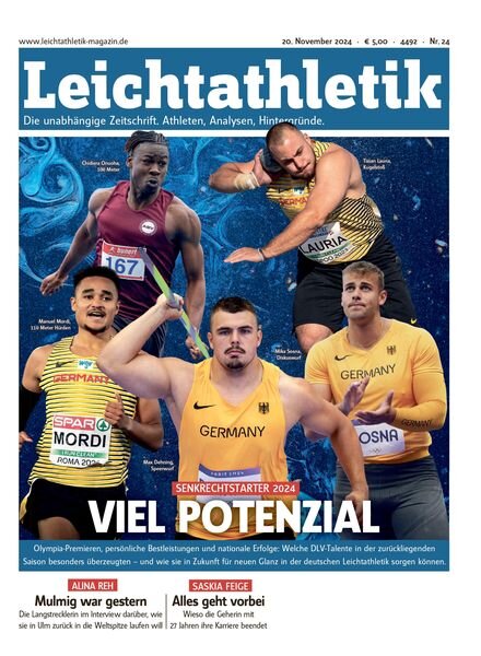 Leichtathletik – 20 November 2024 Cover