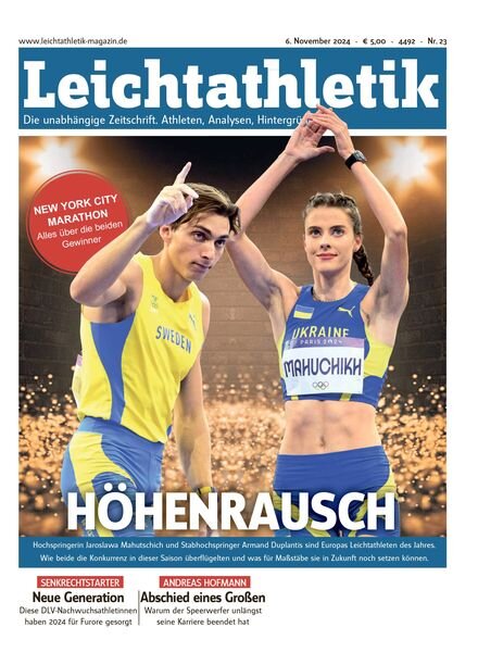Leichtathletik – 5 November 2024 Cover