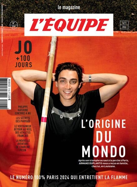 L’Equipe Magazine – 16 Novembre 2024 Cover