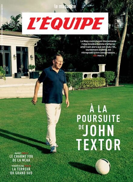 L’Equipe Magazine – 23 Novembre 2024 Cover