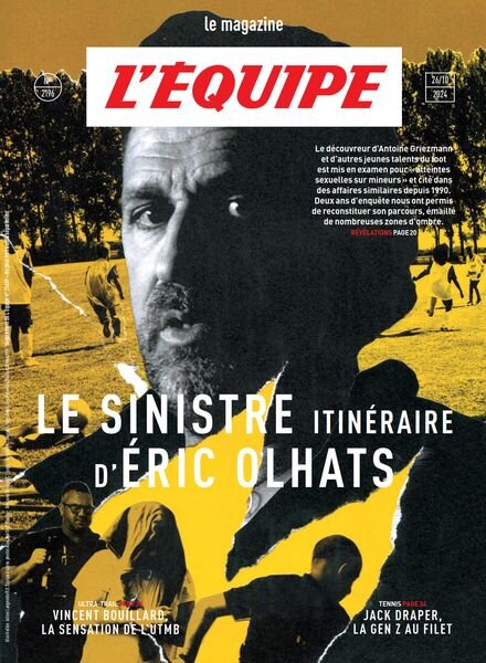 L’Equipe Magazine – 26 Octobre 2024 Cover