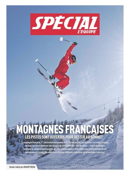 L’Equipe Magazine Special – 19 Novembre 2024 Cover