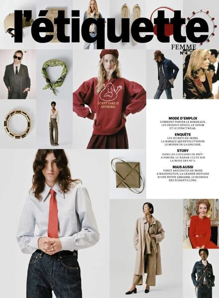 L’etiquette Femme – N 4 2024 Cover