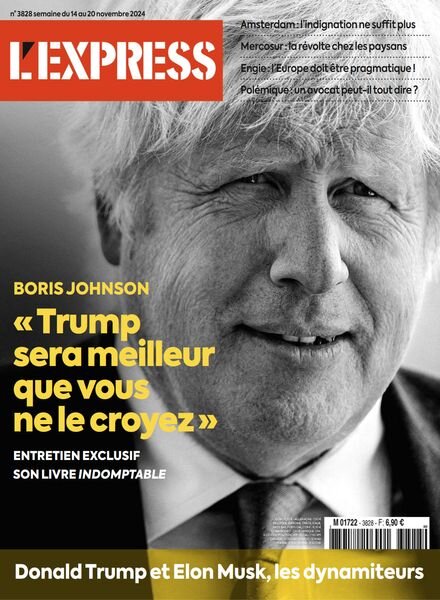 L’Express – 14 Novembre 2024 Cover