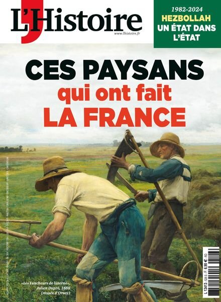 L’Histoire – Decembre 2024 Cover