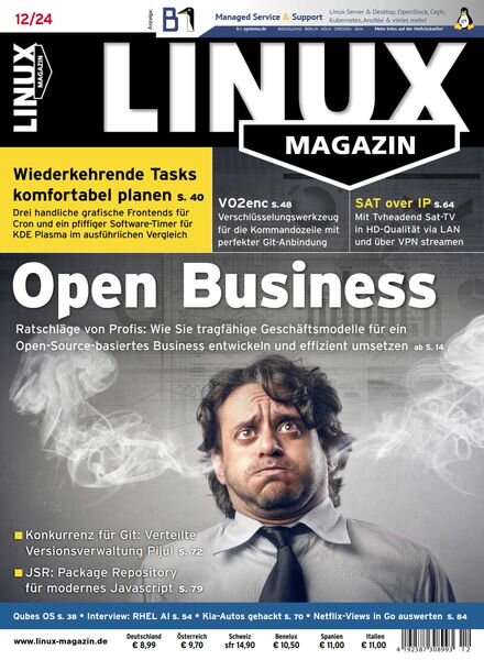 Linux-Magazin – Dezember 2024 Cover