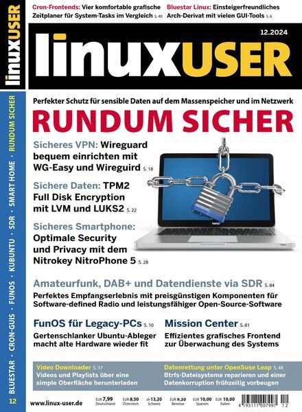 LinuxUser – Dezember 2024 Cover
