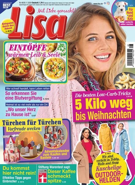 Lisa – 19 November 2024 Cover