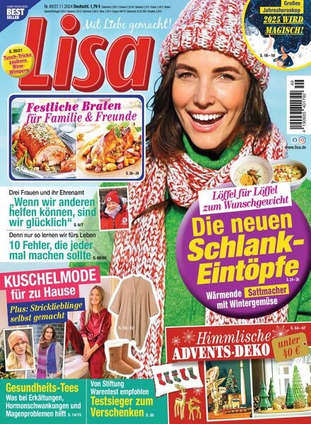 Lisa – 26 November 2024 Cover