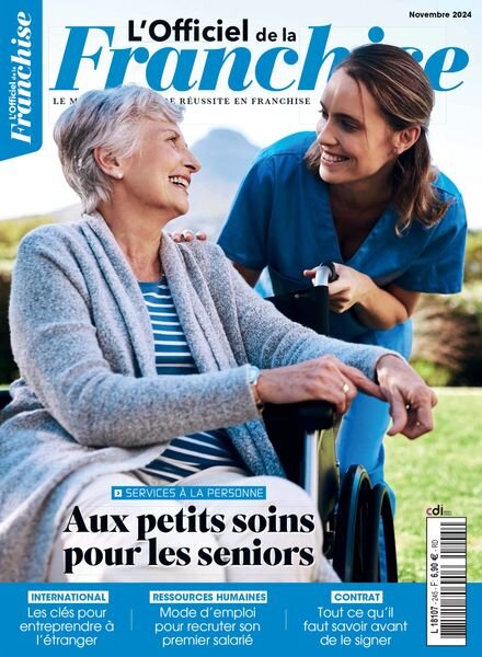 L’Officiel de la Franchise – Novembre 2024 Cover