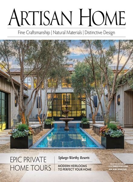 Log & Timber Home Living – Artisan Home 2024 Cover