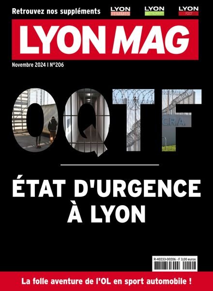 Lyon Mag – Novembre 2024 Cover