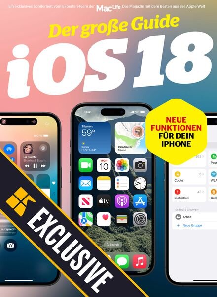 Mac Life Sonderheft – Der grosse Guide iOS 18 Cover